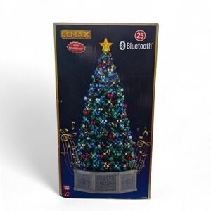 Lemax Bluetooth Musical Christmas Tree - Sights & Sounds Village Decor 54580